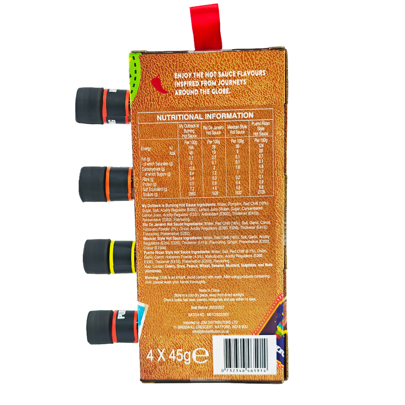 Global Hot Sauces to Go (6 x 4ct)
