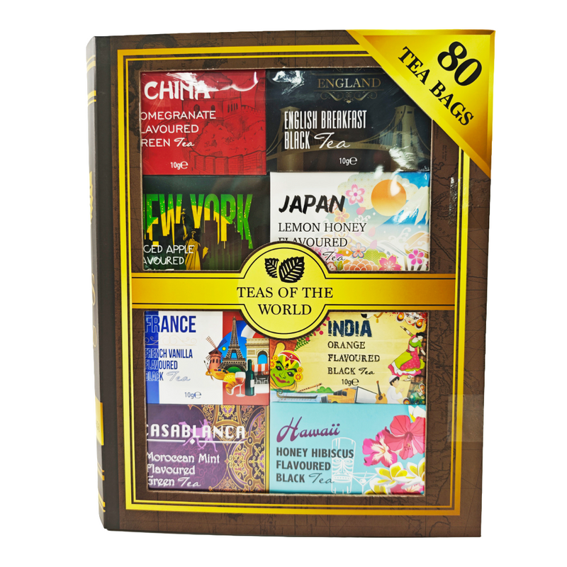 Teas of The World (6 x 80ct) | Global Tea Assortment Gift