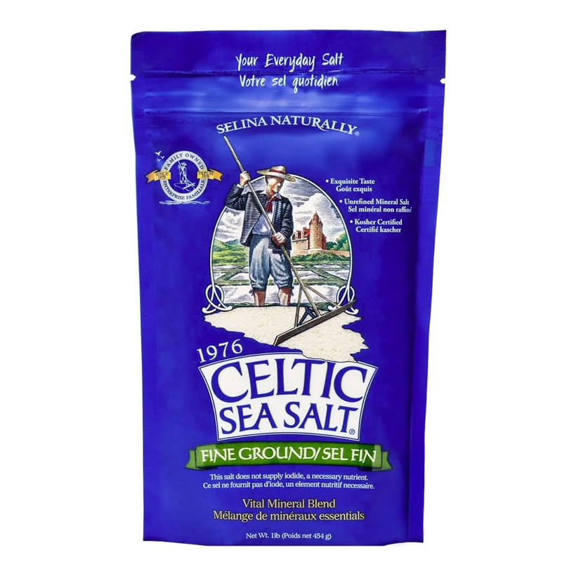 Celtic Sea Salt- Fine Ground (6 x 454g)