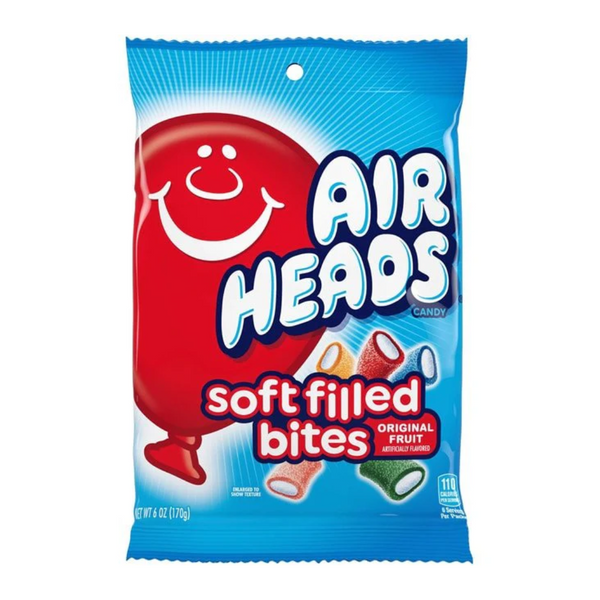 Airheads Original Fruit Soft Filled Bites (12 x 170g)
