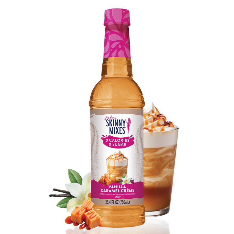 Skinny Mixes Sugar Free Vanilla Caramel Crème Syrup (6 x 750ml)