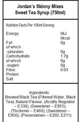 Skinny Sugar Free Sweet Tea Syrup (6 x 750ml)