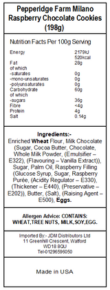 Pepperidge Farms Milano Raspberry (24 x 170g)