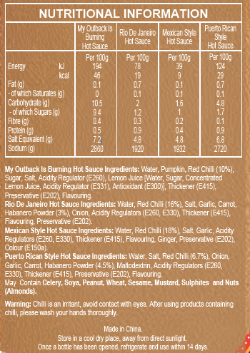 Global Hot Sauces to Go (6 x 4ct)