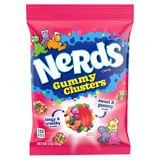 Nerds Gummy Clusters Peg Bag (12 x 141g)