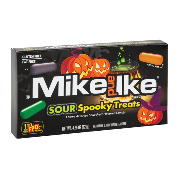 Mike and Ike Halloween Sour Spooky Treats (12 x 120g)