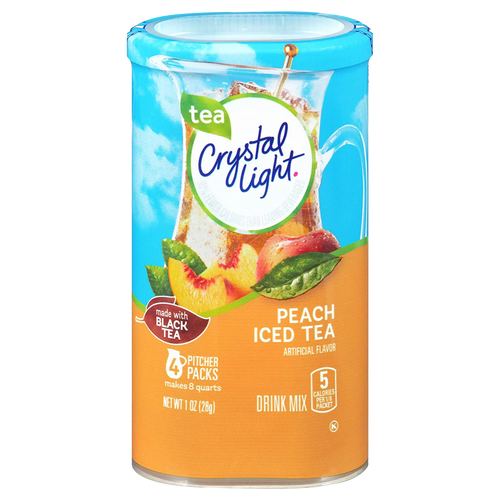 Crystal Light Peach Iced Tea Drink Mix (12 x 28g)