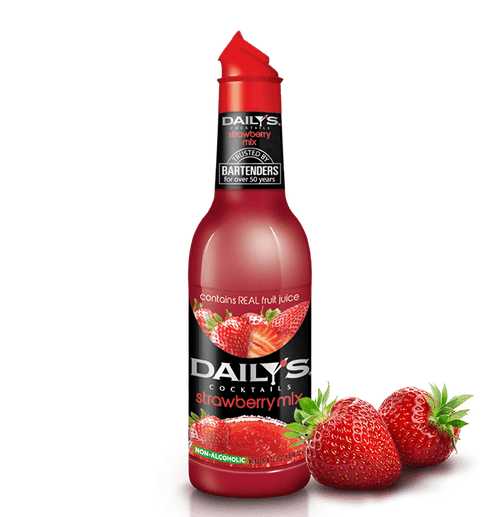 Daily's Cocktails Strawberry Daiquiri Non Alcoholic (12 x 1L)