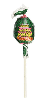 Charms Blow Pops Lollipop 48 Count | What a Melon Bubble Gum Filled Flavoured (1 x 48ct)