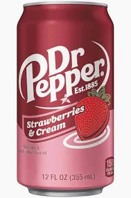 Dr Pepper Strawberry & Cream Cans (24 x 355ml)