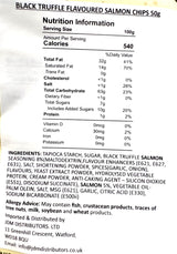 Nibblez Black Truffle Salmon Chips (24 x 50g)