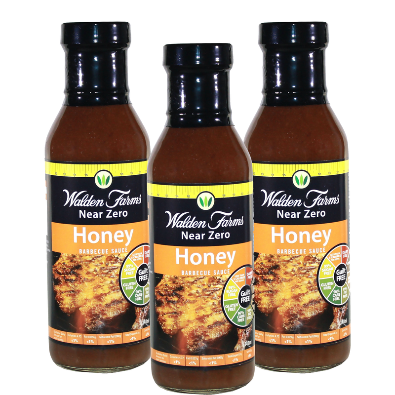 Walden Farms Near Zero Honey BBQ Sauce (6 x 355ml)