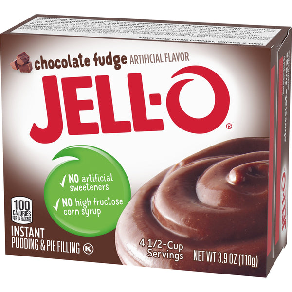 Jell-O Chocolate Fudge Instant Pudding & Pie Filling (24 x 96g)