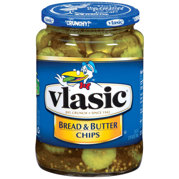 Vlasic Bread & Butter Pickle Chips (12 x 710ml)