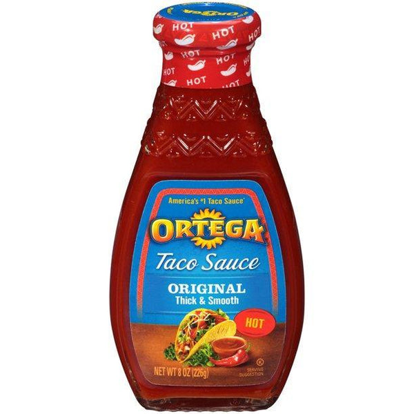 Ortega Original Hot Taco Sauce (12 x 227g)