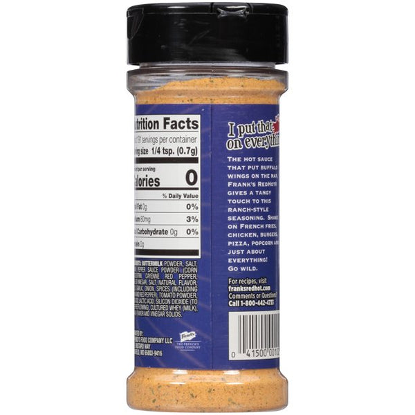 Frank's RedHot Buffalo Ranch Seasoning Blend (6 x 134g)