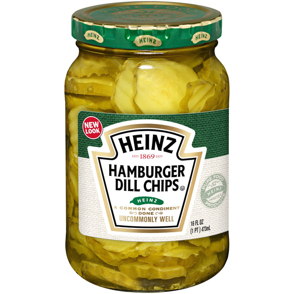 Heinz Hamburger Dill Pickle Chips (12 x 453g)