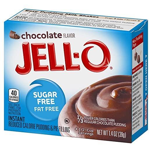 Jell-O Sugar Free Fat Free Chocolate Instant Pudding & Pie Filling (24 x 39g)