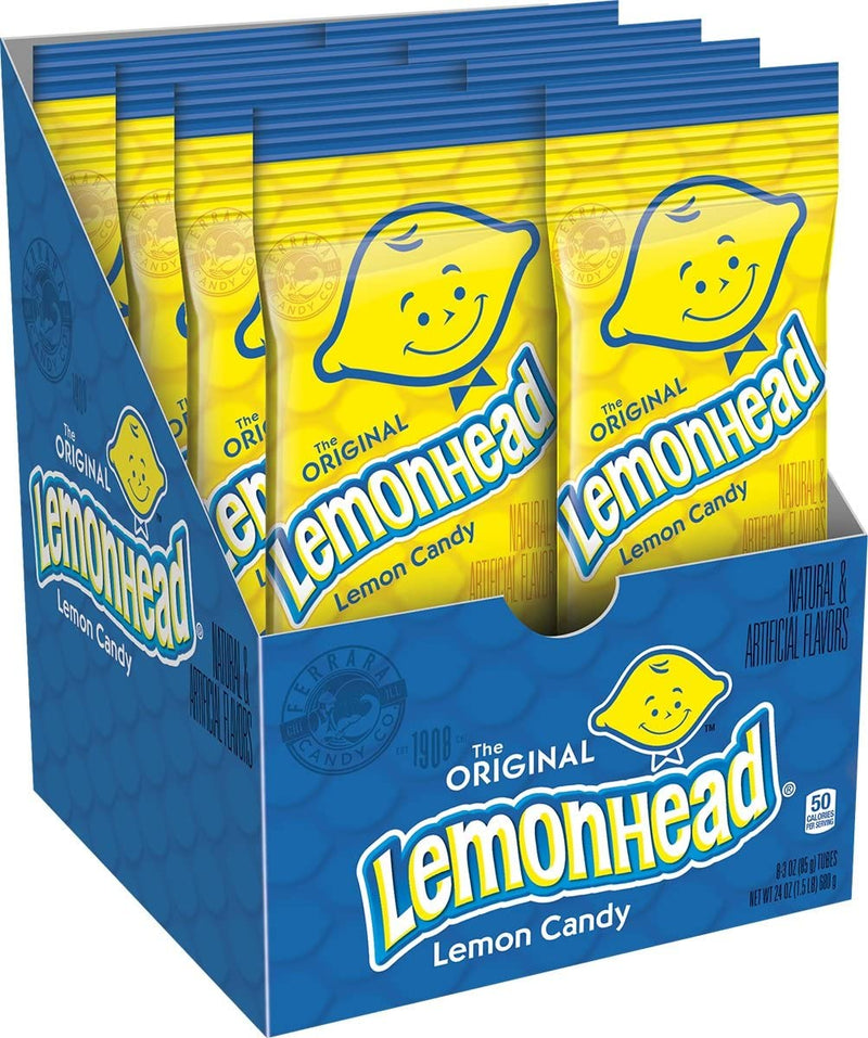 Ferrara Lemonhead Flex Peg Bag  (8 x 85g)