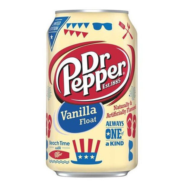 Dr Pepper Vanilla Float Soda Cans (24 x 355ml)