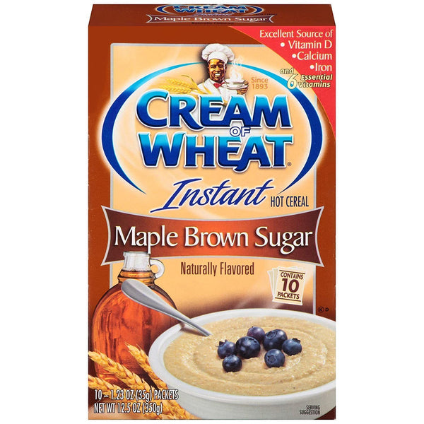 Cream of Wheat Instant Maple Brown Sugar Hot Cereal (12 x 340g)