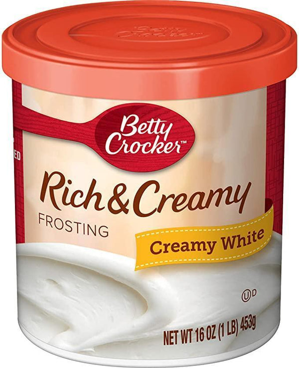 Betty Crocker Rich & Creamy Frosting Creamy White (8 x 454g)