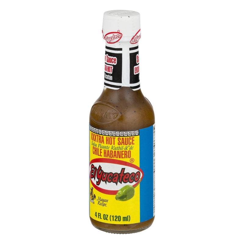 El Yucateco Salsa Picante Kutbil-ik De Chile Habanero Xxxtra Hot Sauce (12 x 120ml)