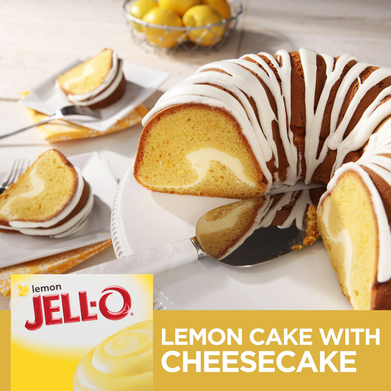 Jell-O Lemon Instant Pudding & Pie Filling (24 x 96g)