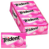 Trident Bubblegum Sugar Free Gum (12 x 14 pieces)