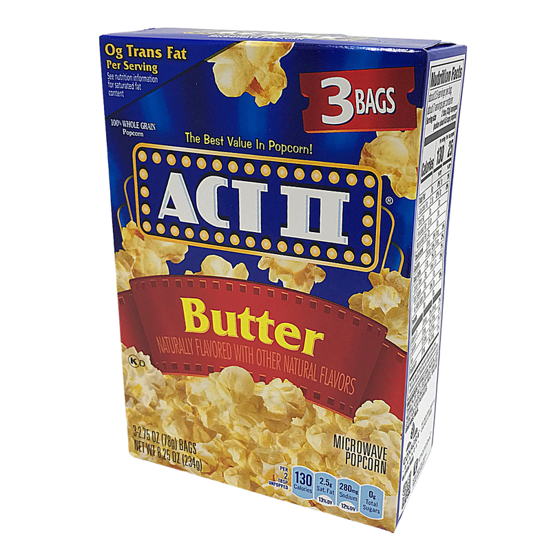 ACT II Microwave Popcorn Butter 