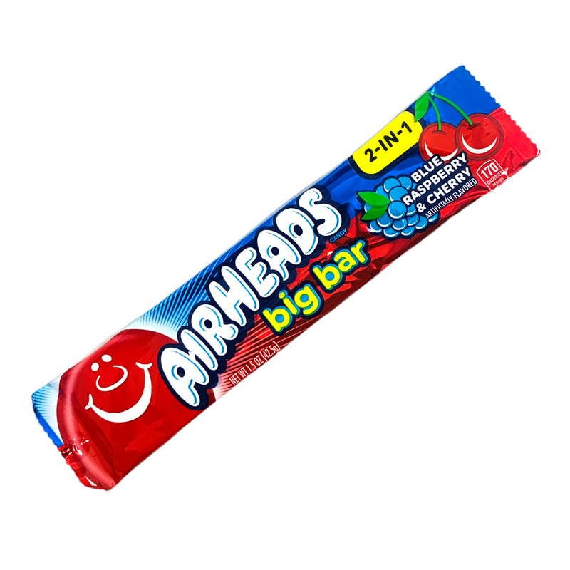 Airheads Big Bar Blue Raspberry Cherry (24 x 42g)