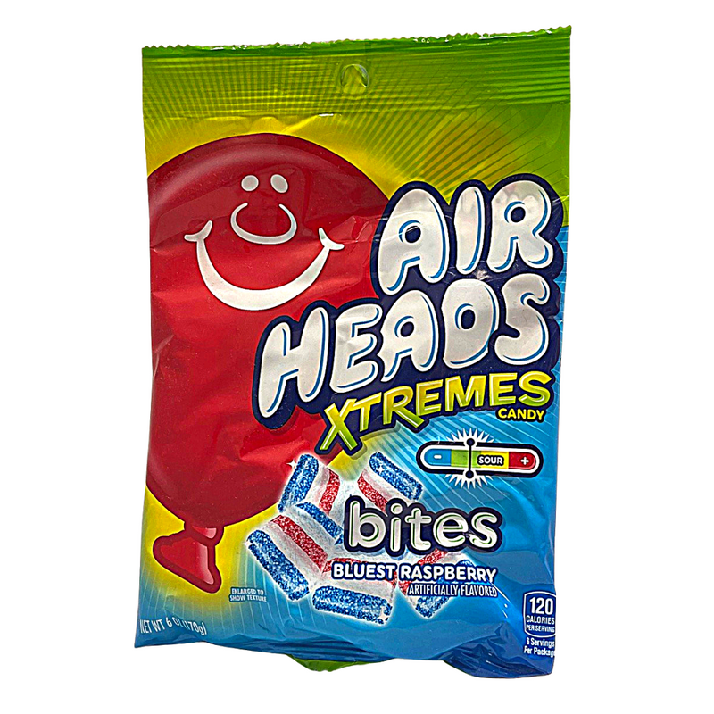 Airheads X-treme Bites Bluest Raspberry Candy (70g)