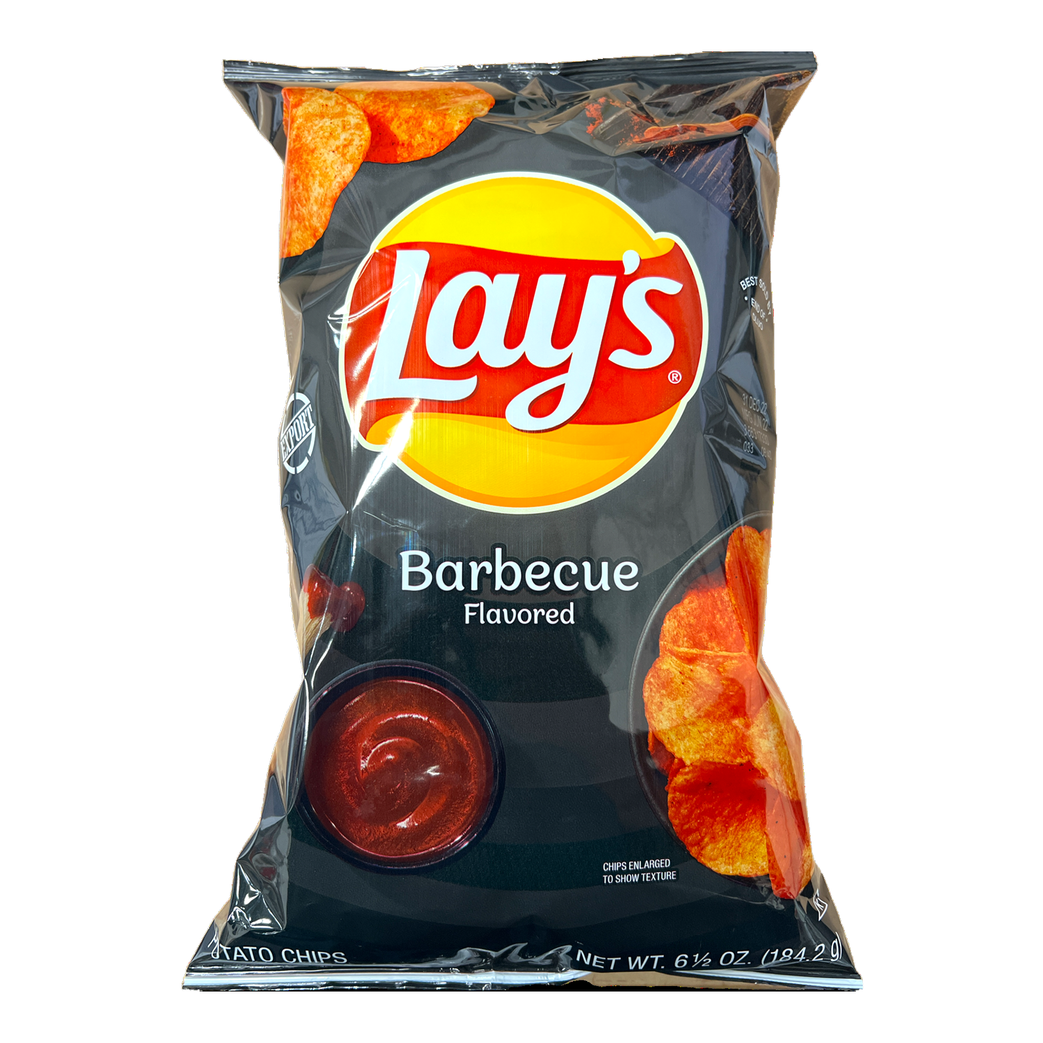 Lay's BBQ Potato Chips (12 x 184g) JDM Distributors Ltd