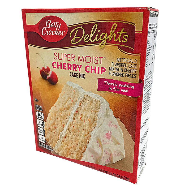 Betty Crocker Super Moist Cherry Chip Cake Mix (12 x 375g)