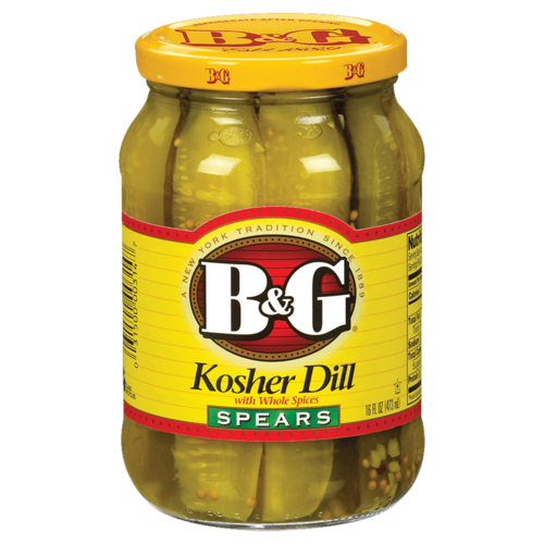 B&G Kosher Dill Spears (12 x 453g)