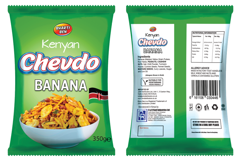 Bharti Ben Kenyan Chevdo Banana (20 x 350g)