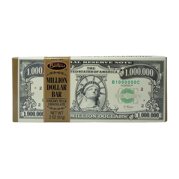 Barton's Million Dollar Creamy Milk Chocolate Bar (12 x 57g)