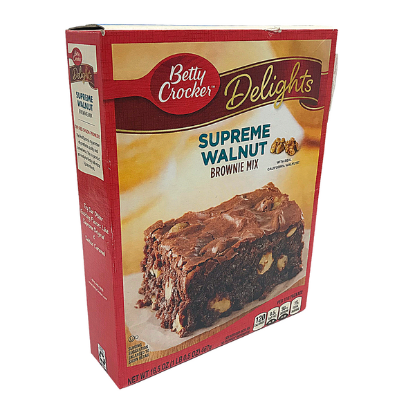 Betty Crocker Brownie  Mix SUPREME Brownie Mix WALNUT (12 x 467g)