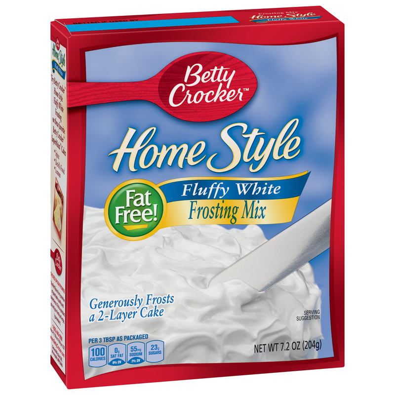 Betty Crocker Frosting Homestyle Fluffy White BOX (12 x 204g)