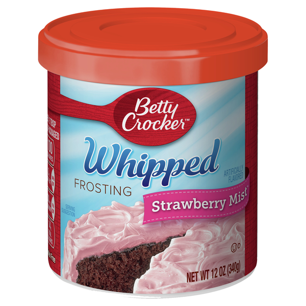 Betty Crocker Frosting Whipped Strawberry Mist (8 x 340g)