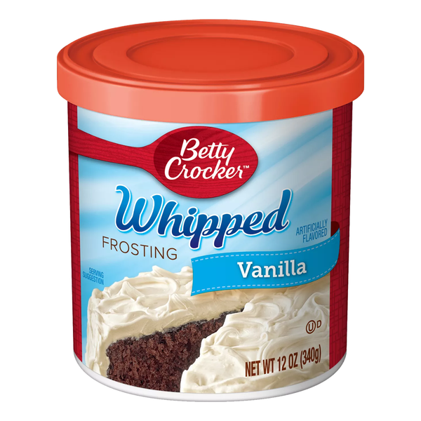 Betty Crocker Frosting Whipped Vanilla (8 x 454g)
