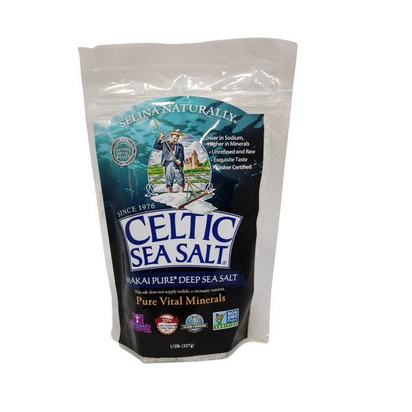 CELTIC SEA SALT® MAKAI Pure Deep Sea Salt Resealable Bags (6 x 227g)