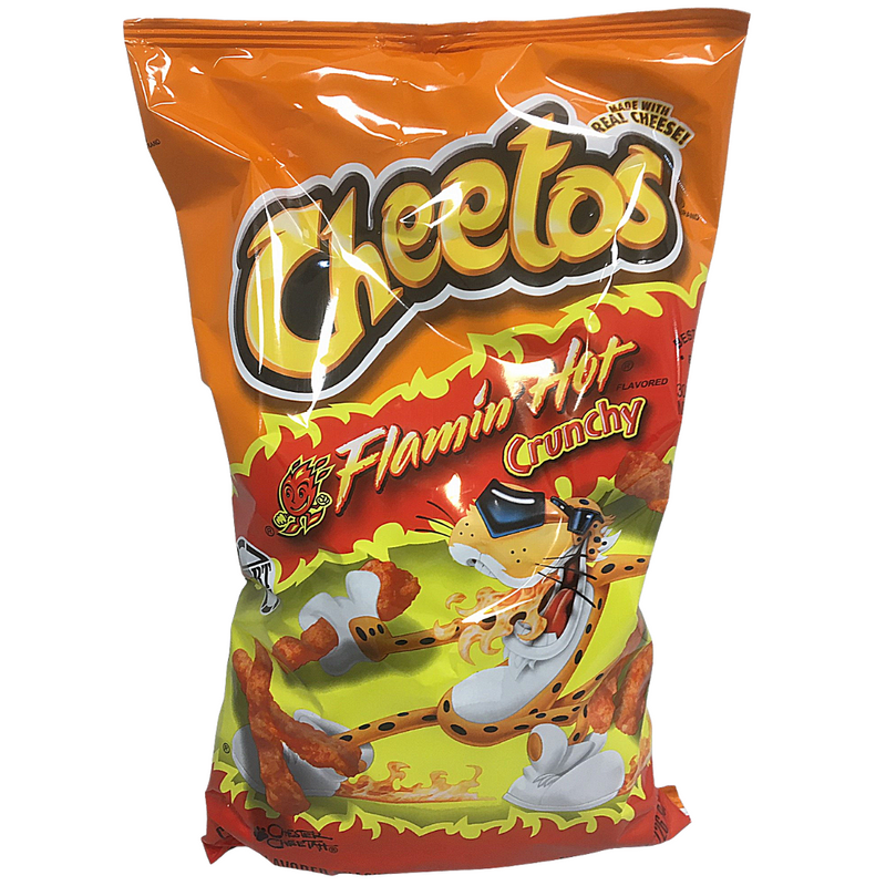 Cheetos - Crunchy Flamin' Hot Cheese Snacks (10 x 226g)