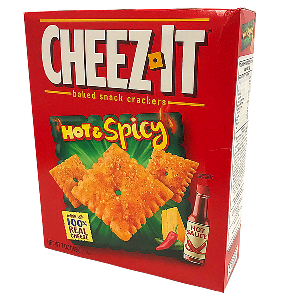 Cheez- It Hot & Spicy Baked Snack Cracker (198g)