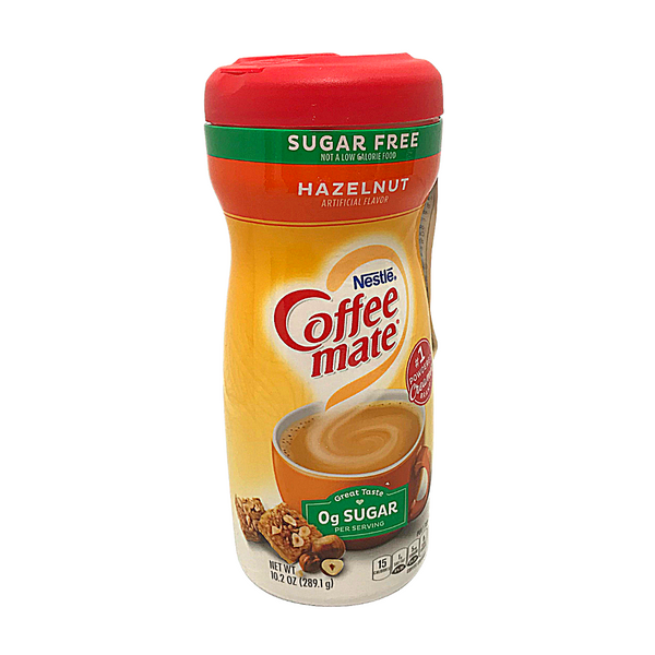 Coffee Mate Sugar Free Powder Hazelnut (6 x 289g)