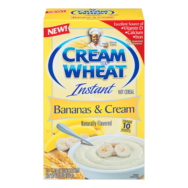 Cream of Wheat Instant Bananas & Cream Hot Cereal (12 x 340g)