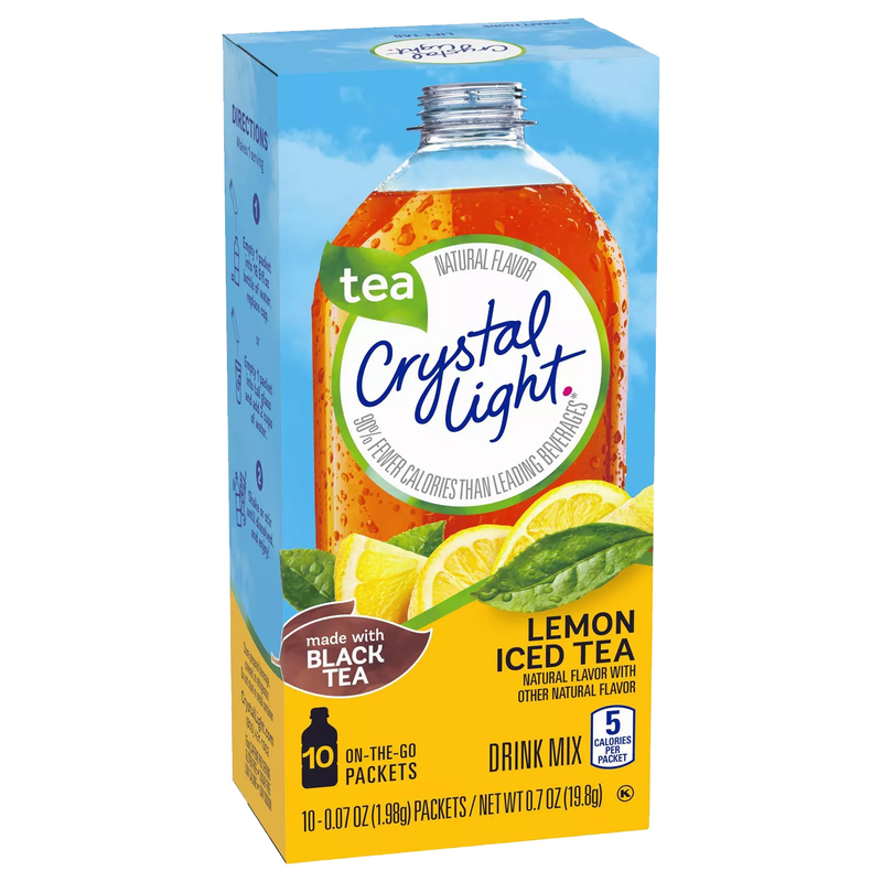 Crystal Light ON THE GO Lemon Iced Tea (12 x 19g)