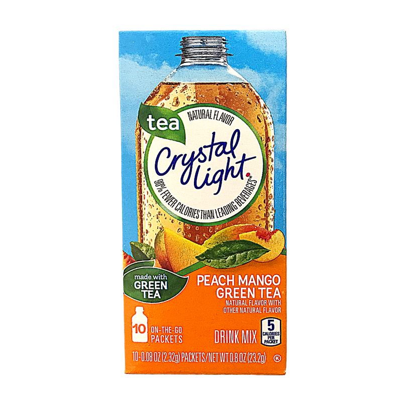 Crystal Light ON THE GO Peach Mango GREEN TEA 23g