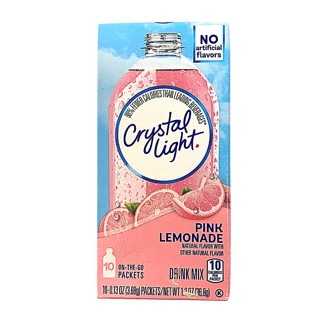 Crystal Light ON THE GO Pink Lemonade (12 x 36g) – JDM Distributors Ltd