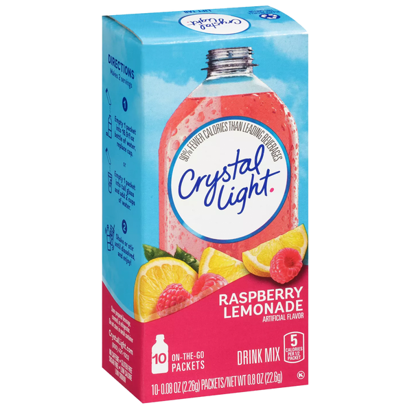 Crystal Light ON THE GO Raspberry Lemonade (12 x 22g)